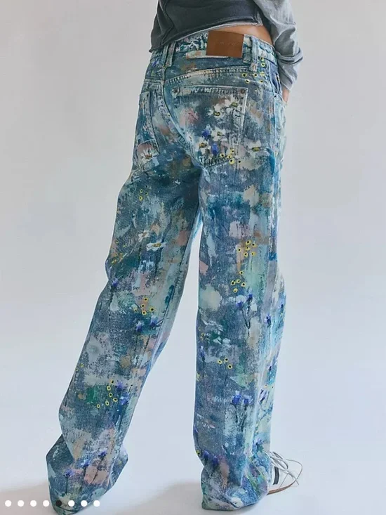 Free People We The Free Tennessee Low-Rise Illusions Jeans | 25 NWT - Picture 2 of 13
